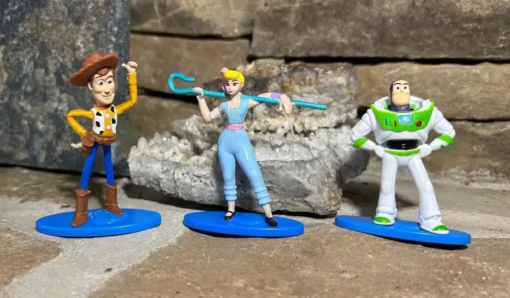 Buzz Lightyear,Woody and Bo figures cake toppers Mini Collection Mattel